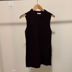Wilfred Black Sleeveless Knit Top